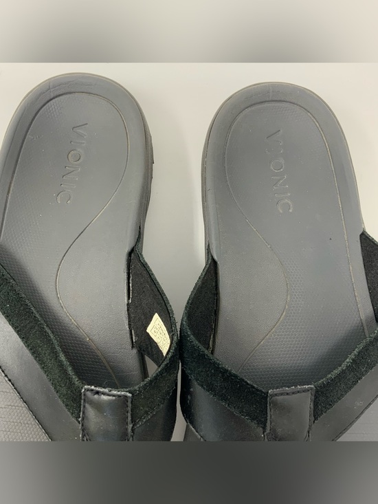 Vionic Men’s Flip Flops Set of 2 Black Thong Beach Vacation Lake Comfort Casual main image 12